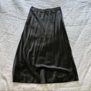 Victoria’s Secret Pink Satin Midi Skirt